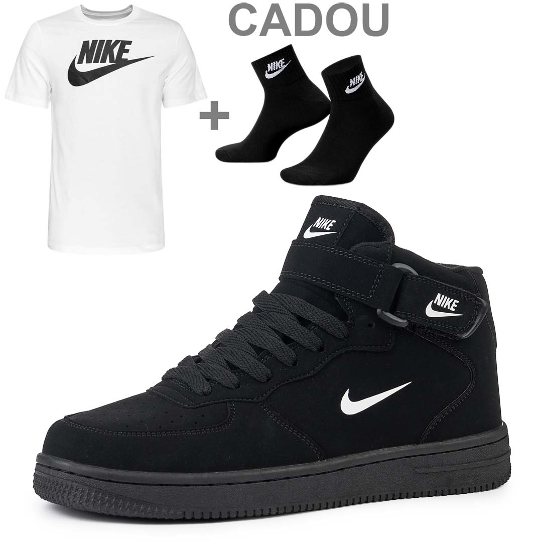 Ghete Imblanite AF1, Black Velvet