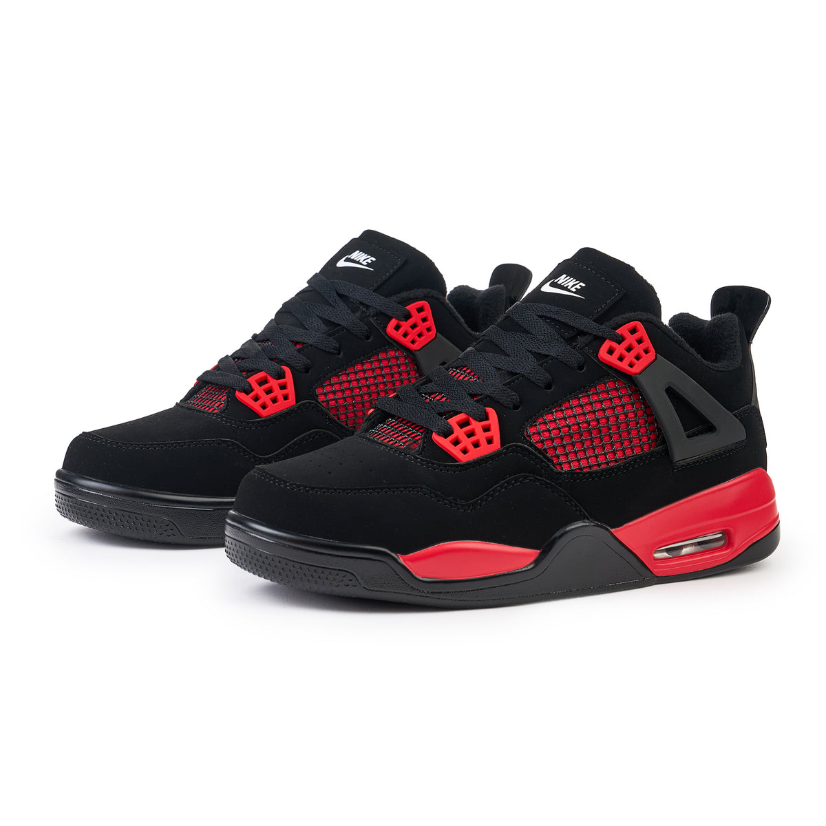 Ghete Imblanite AJ, Black/Red