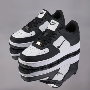 AF1, Piele Naturala, Negru/Alb