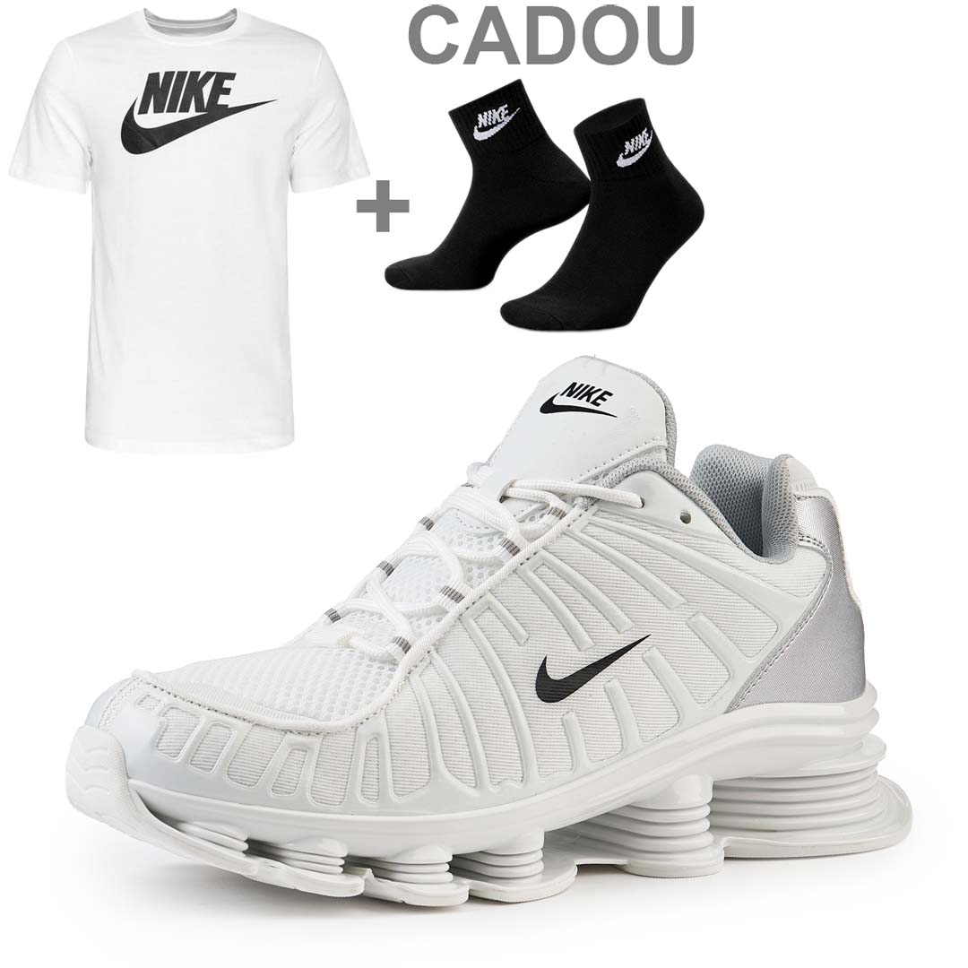 AM SHOX White/Silver
